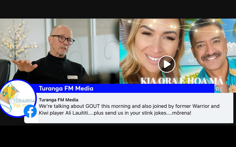 Turanga FM Media - We're talking about GOUT