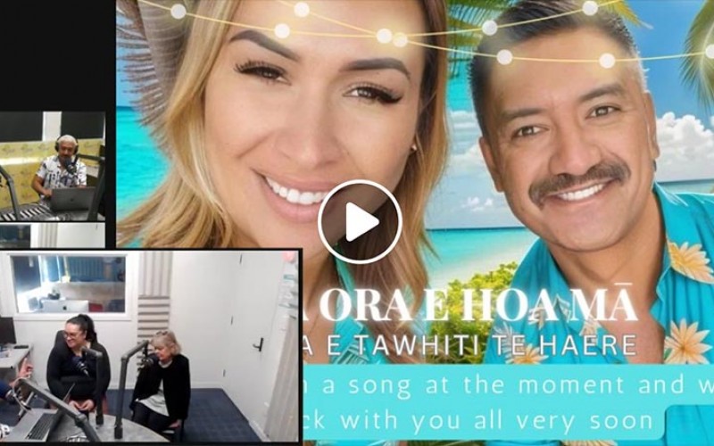 Dr Hiria Nielsen and RN Annette Exon  on Turanga FM